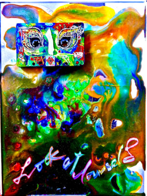 15加瀬善康（Y-S.H.Funky）-RetroMasquerade-絵画