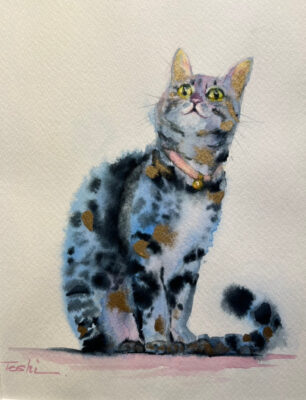 17kurisaki-栗崎俊江-いいもの見つけた-絵画