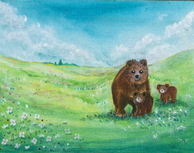 3meme-今日も生きること-絵画