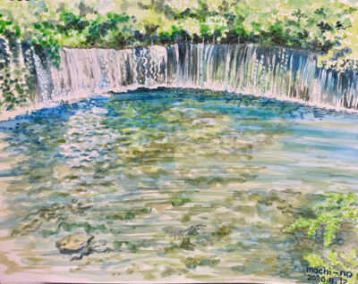 28machino2-絵画-白糸の滝