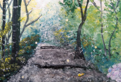 44日土水-絵画-光の道