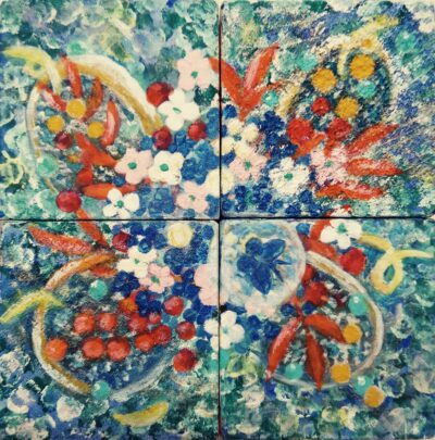 49日土水-絵画-コロコロ絵合わせ-お花畑2