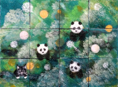 50日土水-絵画-コロコロ絵合わせ-猫さんを探せ2