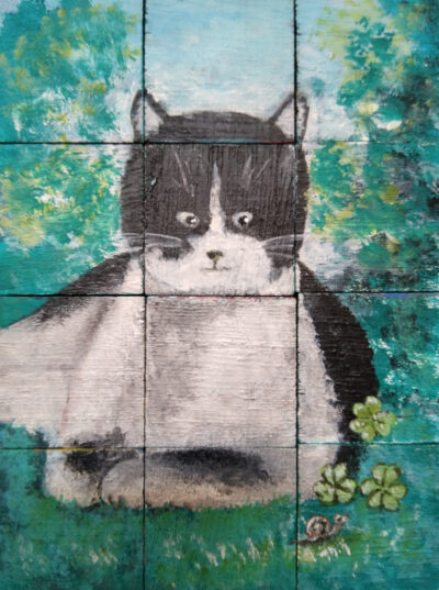 50日土水-絵画-コロコロ絵合わせ-猫さんを探せ4