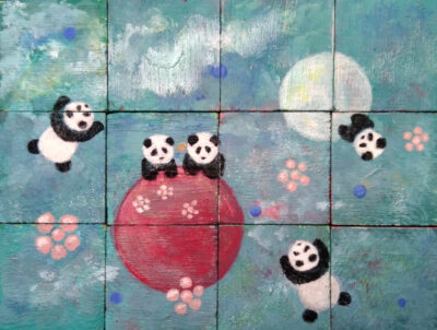 50日土水-絵画-コロコロ絵合わせ-猫さんを探せ5