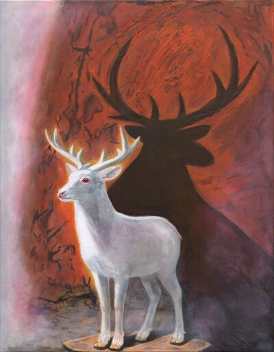 3kenf-絵画-左右/Left–Right-AWorldTurningRed-2